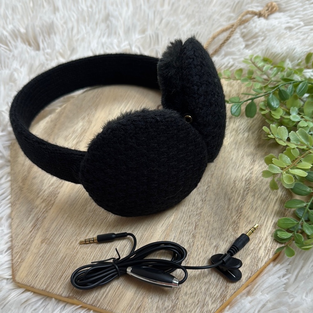 🎉2X HP🎉 Lobers Earmuff Headphones NWOT 💗 Black